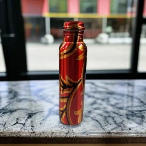 Pure Copper Water Bottle for Health and Wellness – Handmade Ayurvedic Design
